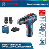 Bosch GSB 12V-30 Cordless Drill Freedom kit